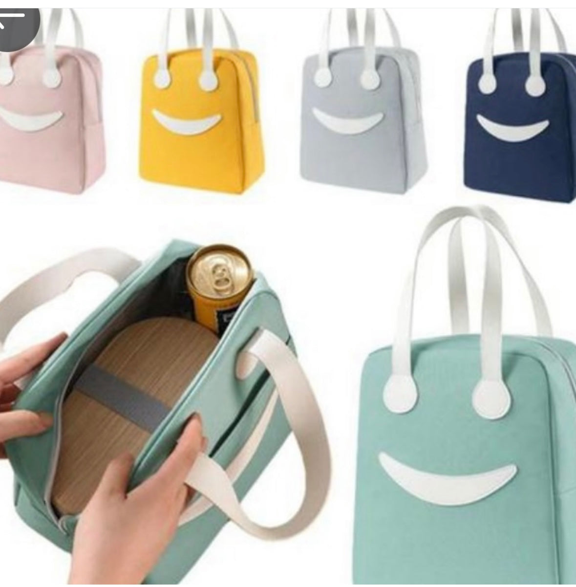Smile design lunch bags (large )